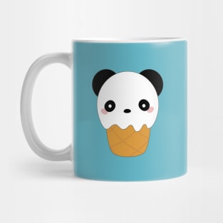 Kawaii Cute Ice Cream Panda T-Shirt Mug